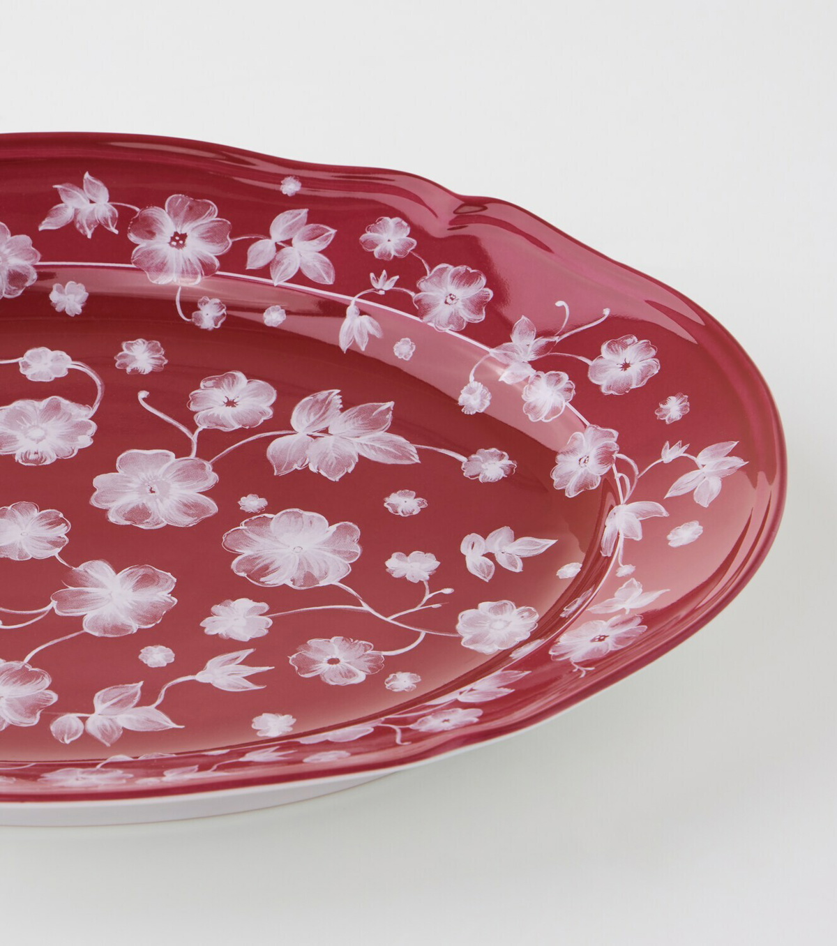 Cabana x Ginori 1735 floral porcelain platter