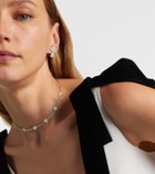 Kamyen 18kt white gold choker with diamonds