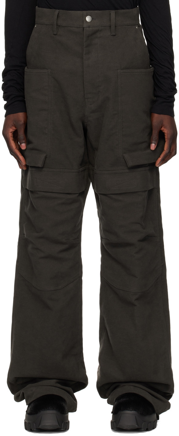 Rick Owens Gray Porterville Stefan Cargo Pants Rick Owens