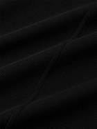 LOEWE - Logo-Embroiderd Cotton-Piqué Polo Shirt - Black