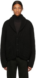 The Row Black Dart Cardigan