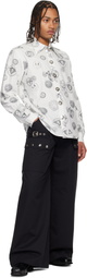 Chopova Lowena White Stamped Shirt
