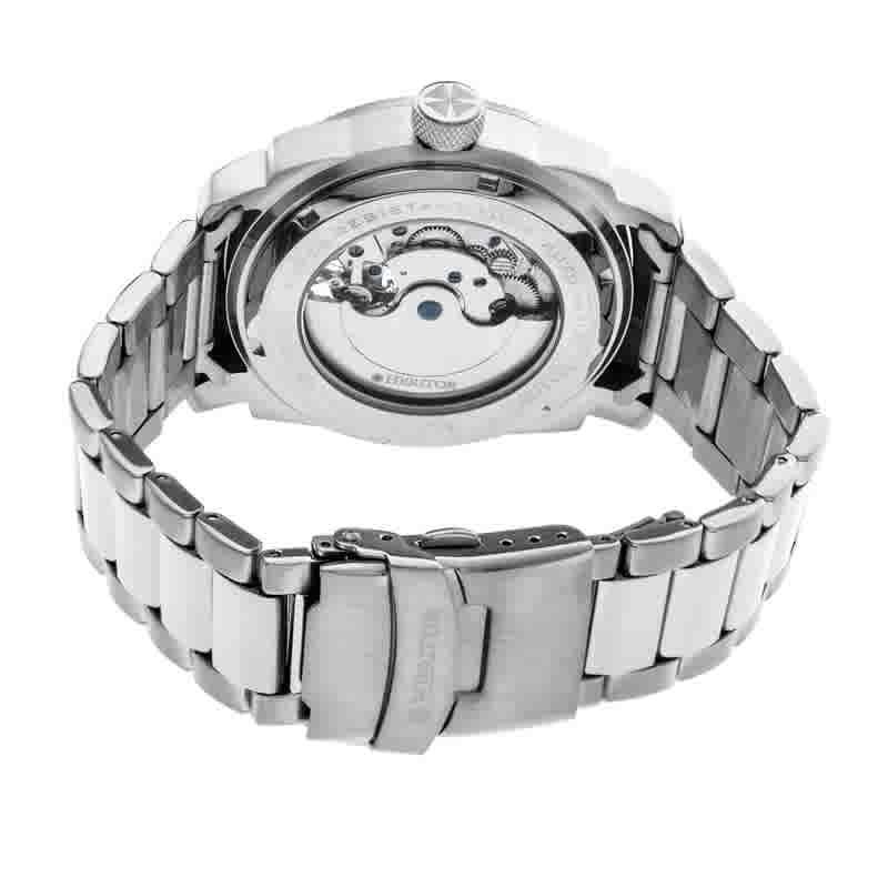 Heritor Helmsley White Dial Stainless Steel Automatic Mens Watch HR5001
