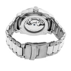 Heritor Helmsley White Dial Stainless Steel Automatic Mens Watch HR5001