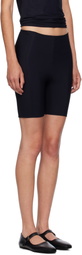 Jil Sander Black Second Skin Shorts