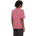 Stussy Red Heather Stripe T-Shirt