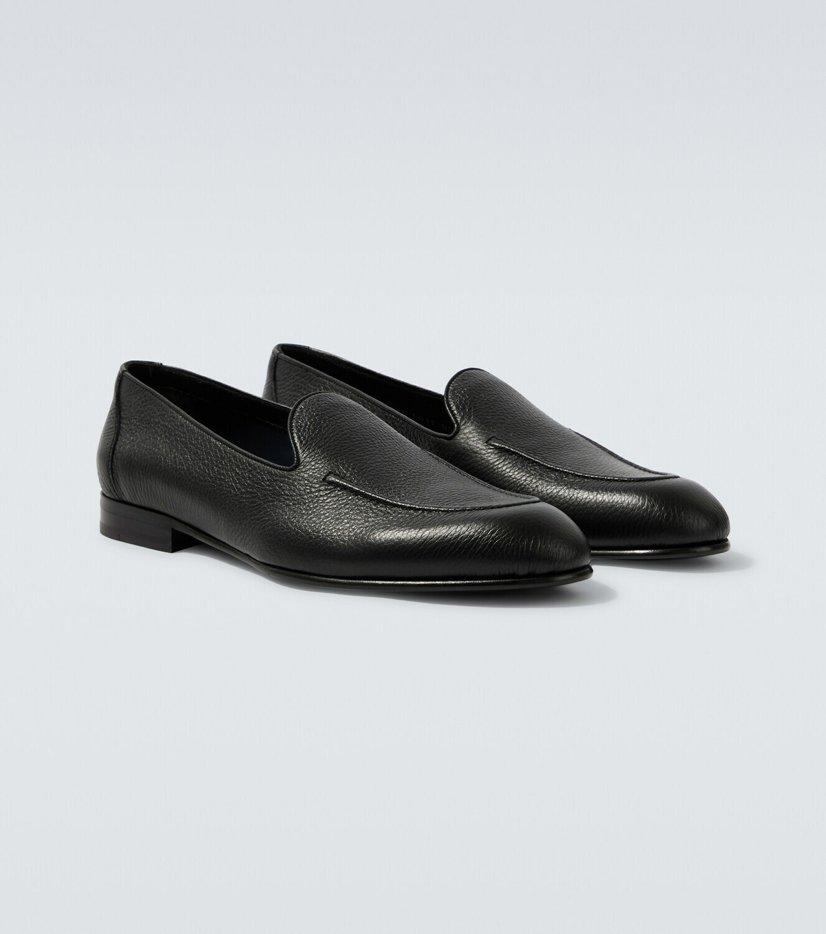 Brioni Appia leather loafers