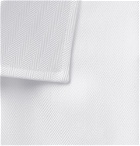 Kingsman - Turnbull & Asser White Herringbone Cotton Shirt - White