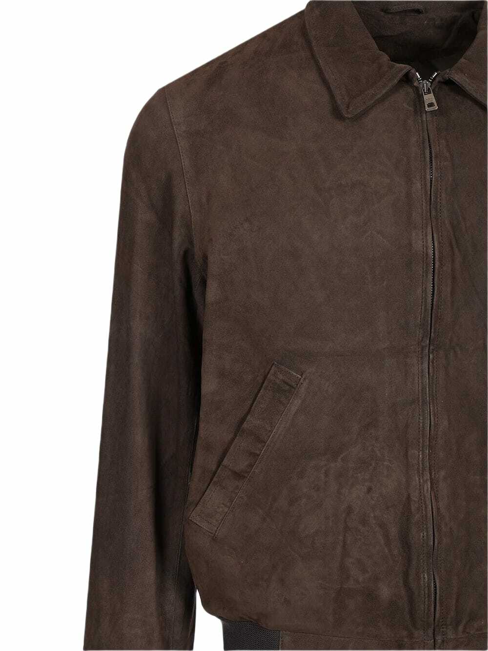 Giorgio Brato Suede Nappa Bomber Jacket