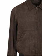 Giorgio Brato Suede Nappa Bomber Jacket