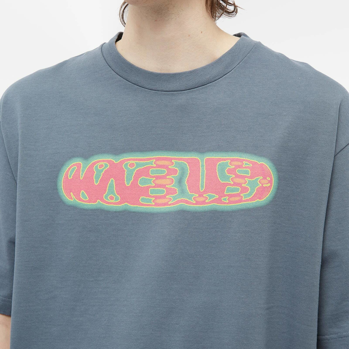 Ambush Men's Spray Paint T-Shirt in Grey Pink Ambush