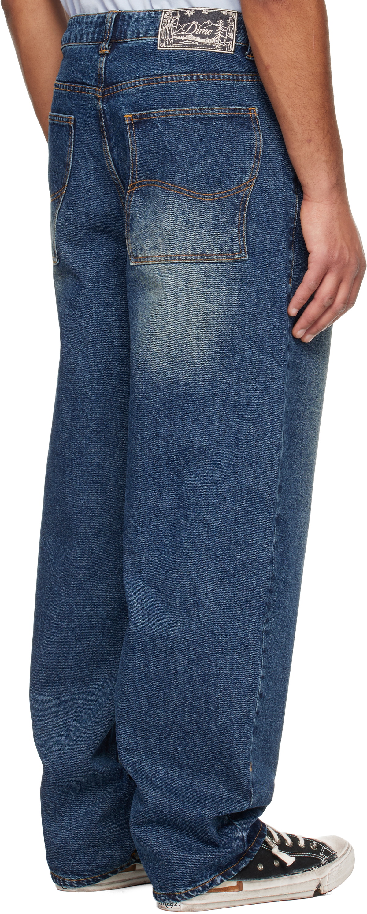 Dime Blue Baggy Jeans