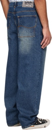 Dime Blue Baggy Jeans