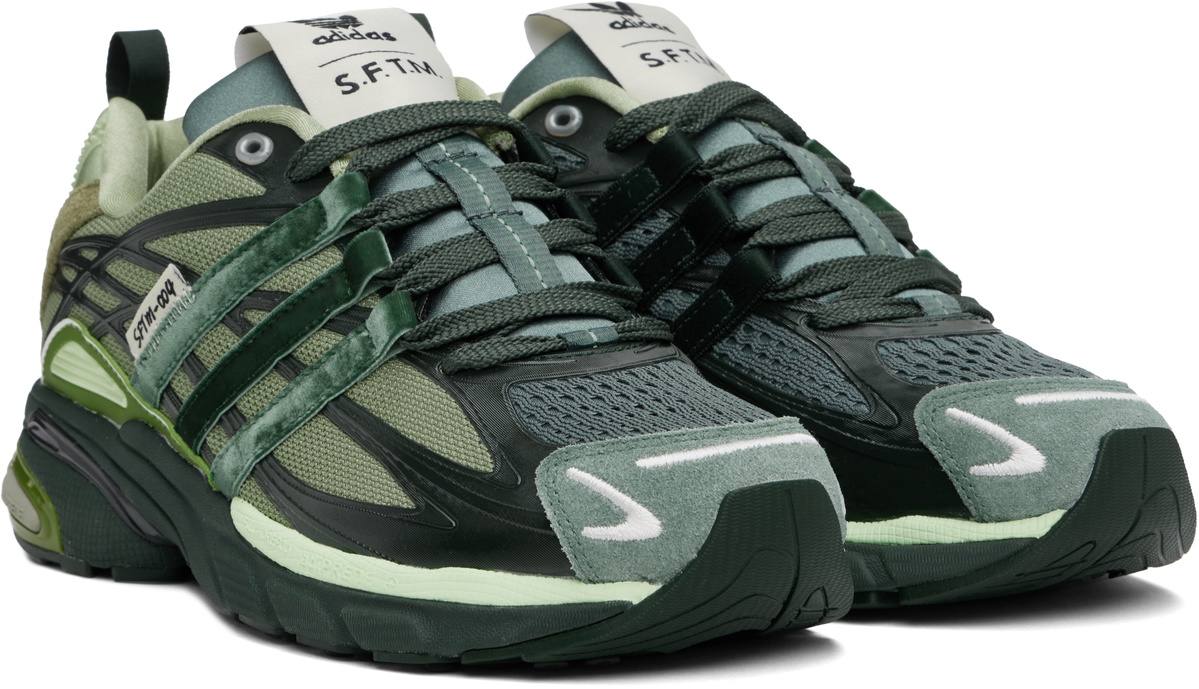 Song for the Mute Green & Blue adidas Originals Edition 004 AdiStar Cushion Sneakers