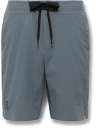 ON - Hybrid 2.0 2-in-1 Straight-Leg Stretch-Shell Drawstring Shorts - Gray