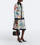 Gucci Gucci Flora silk twill culottes