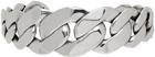 Alexander McQueen Silver Chain Cuff Bracelet