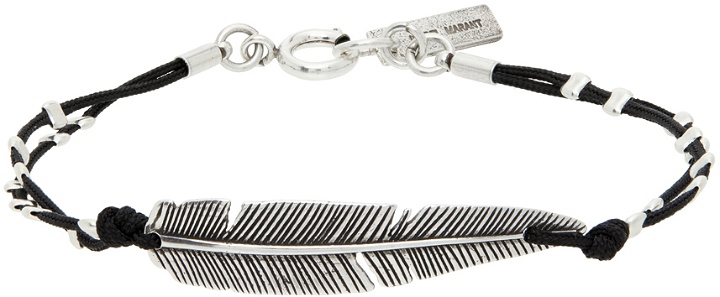 Photo: Isabel Marant Black & Silver Feather Bracelet