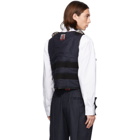 Boramy Viguier Navy Wool Atlas Vest