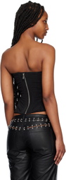 Miaou Black Libra Corset