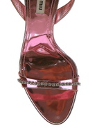 Miu Miu Pink Rhinestone Sandals