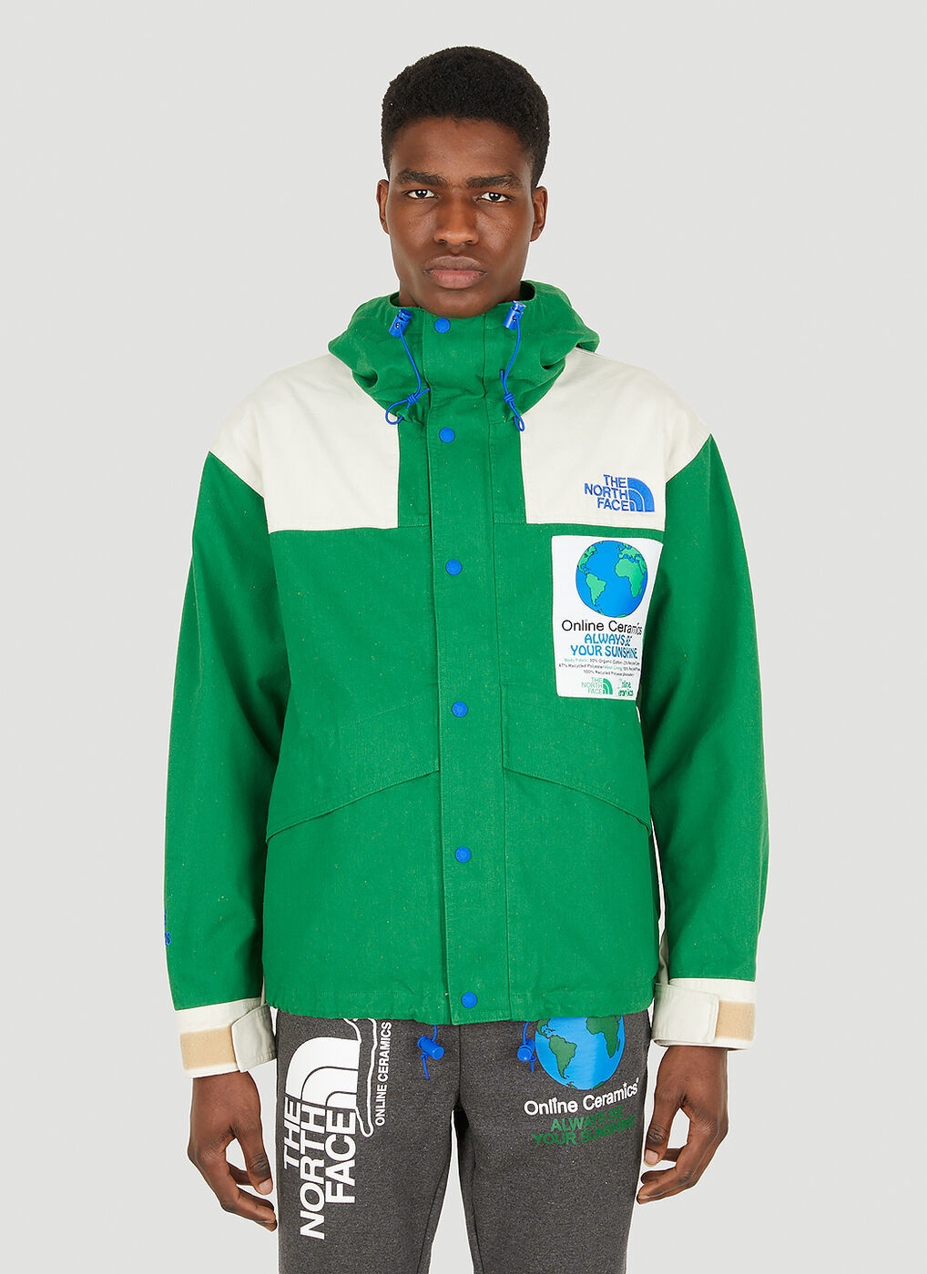 x Online Ceramics 86 Mountain Jacket in Green The North Face