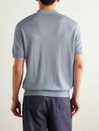 James Perse - Cashmere Polo Shirt - Blue