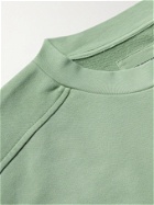 CLUB MONACO - Loopback Cotton-Jersey Sweatshirt - Green