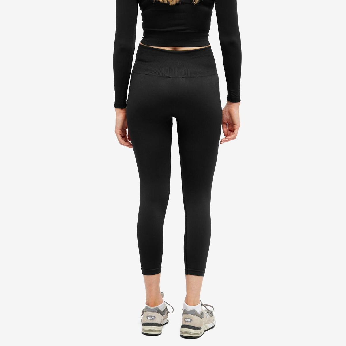 Pangaia Women's Motion Low Impact 7/8 Leggings in Black
