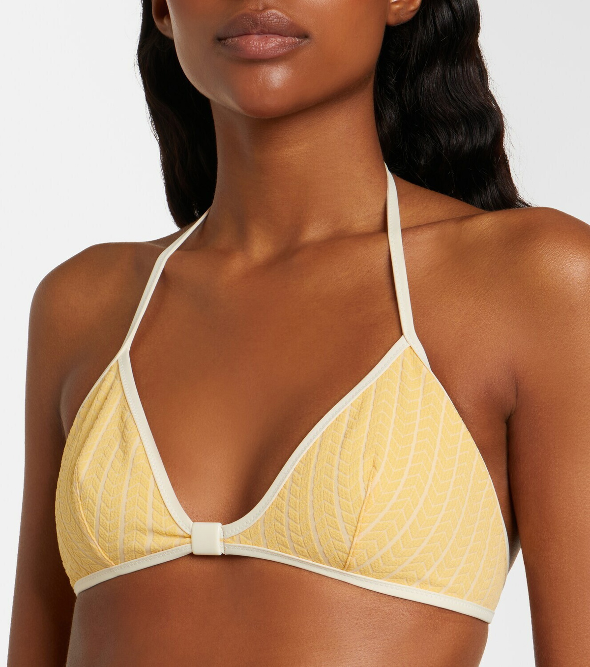 Eres Sunshine striped bikini top