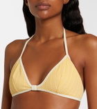 Eres Sunshine striped bikini top