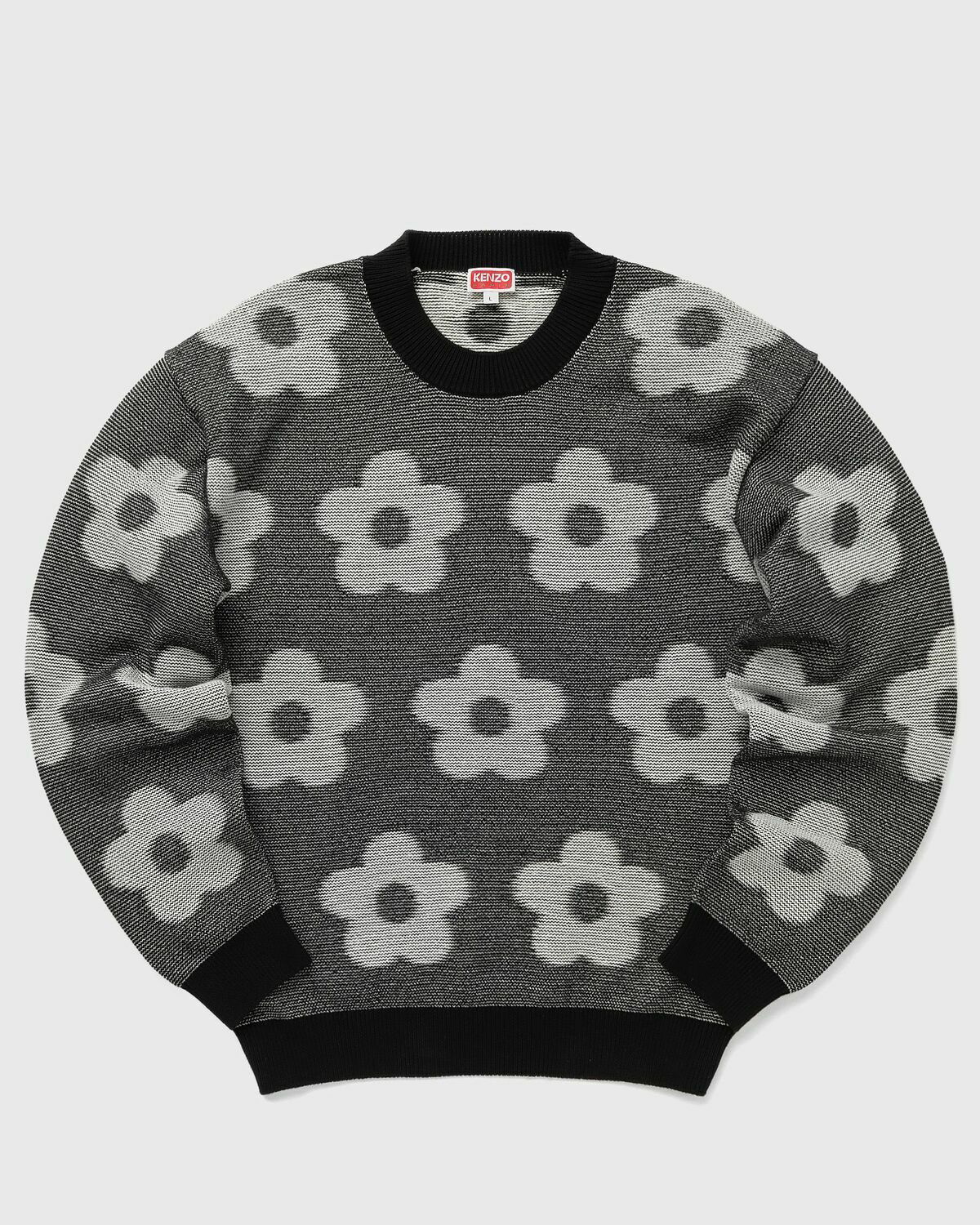 Kenzo Flower Spot Jumper Black - Mens - Pullovers Kenzo