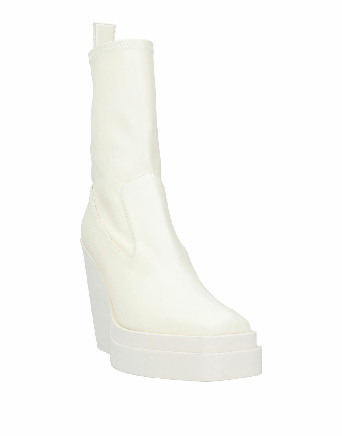 Gia Borghini Womens Ankle boots Ivory