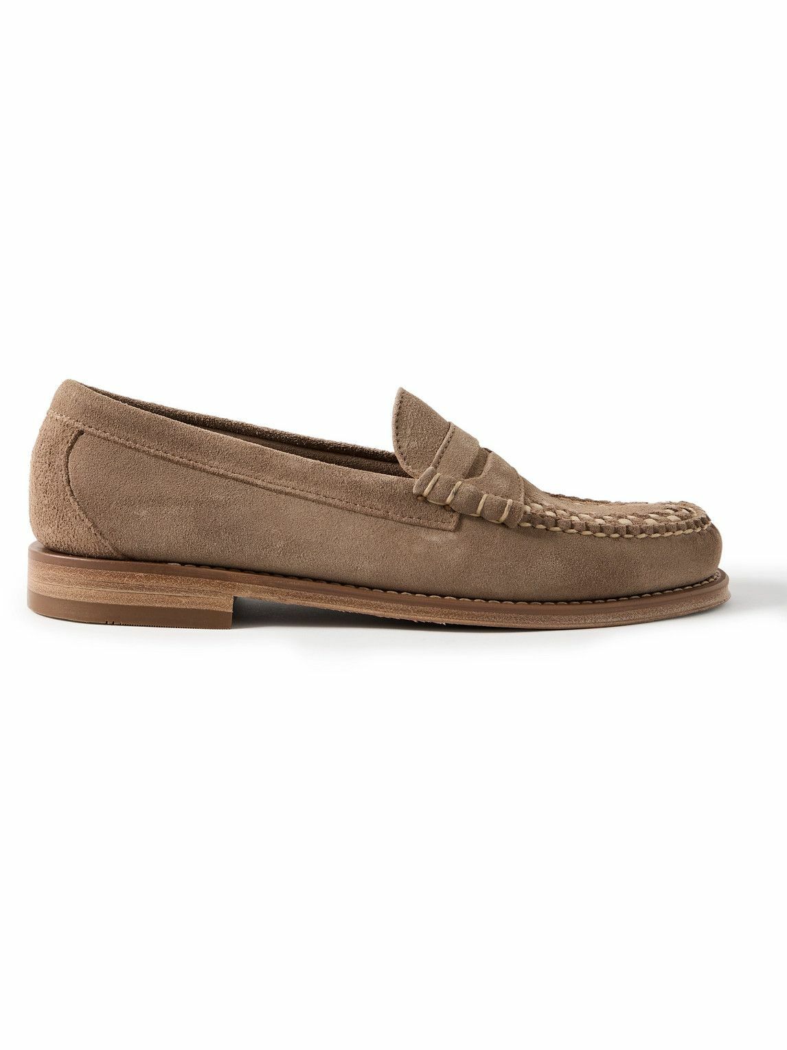 G.H. BASS - Weejuns Heritage Larson Woven Suede Penny  display picture 1
