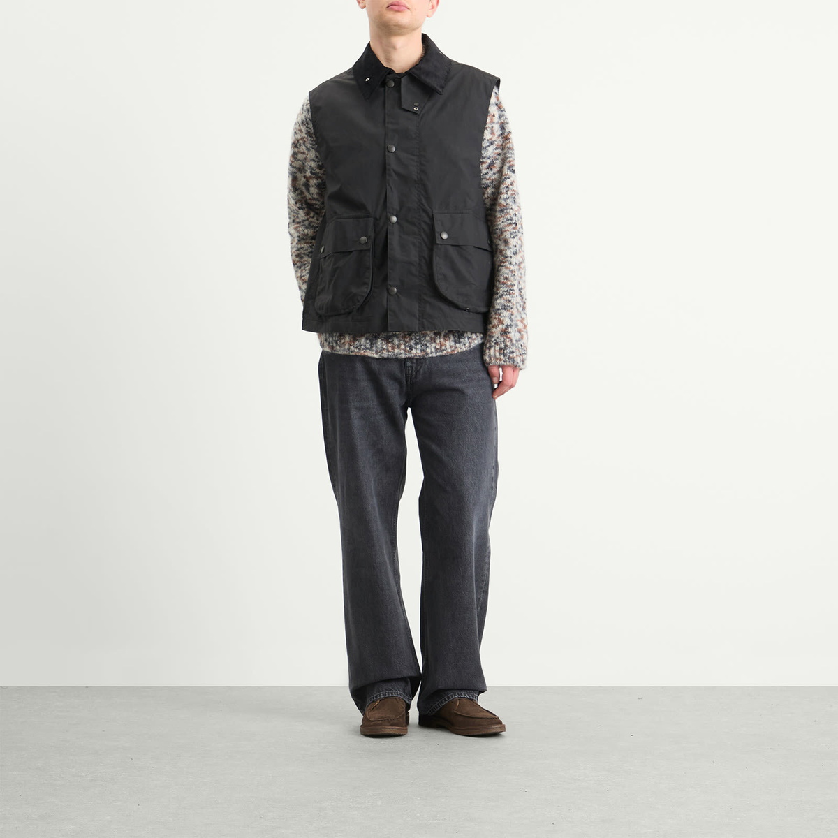 Barbour Men's x Margaret Howell Bedale Casual Gilet in Black