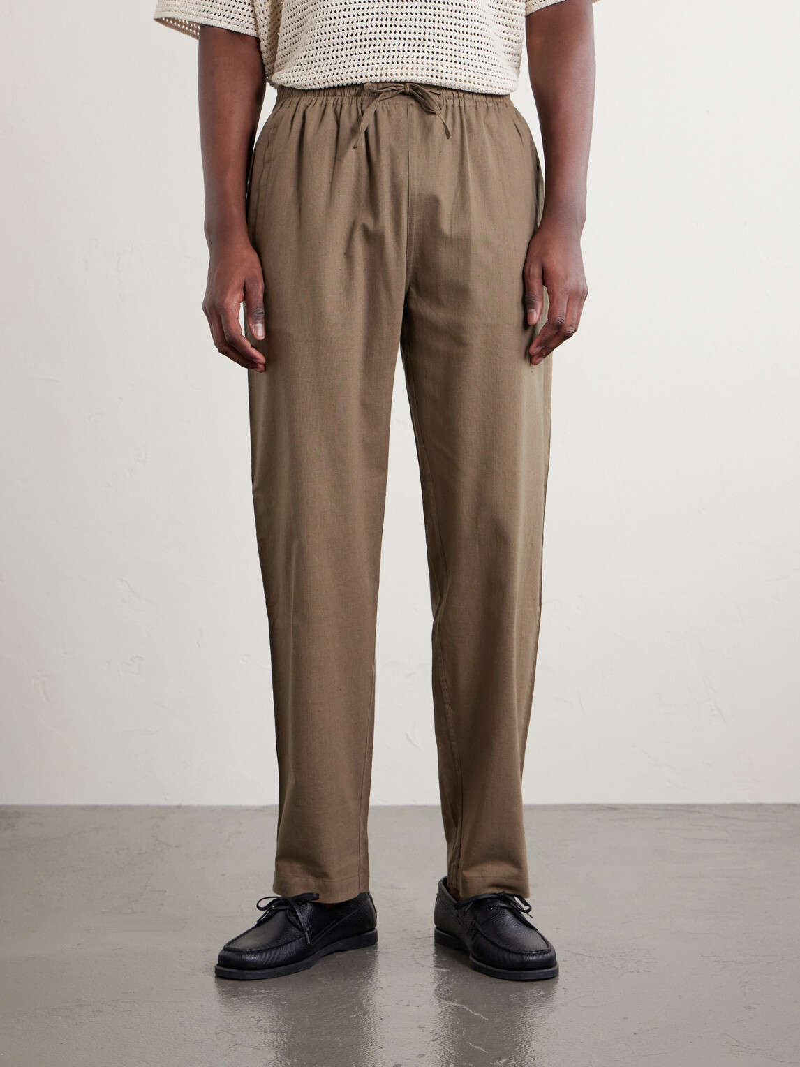 Kardo - Roy Straight-Leg Cotton Trousers - Green