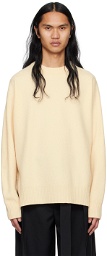 Jil Sander Off-White Oversized Sweater