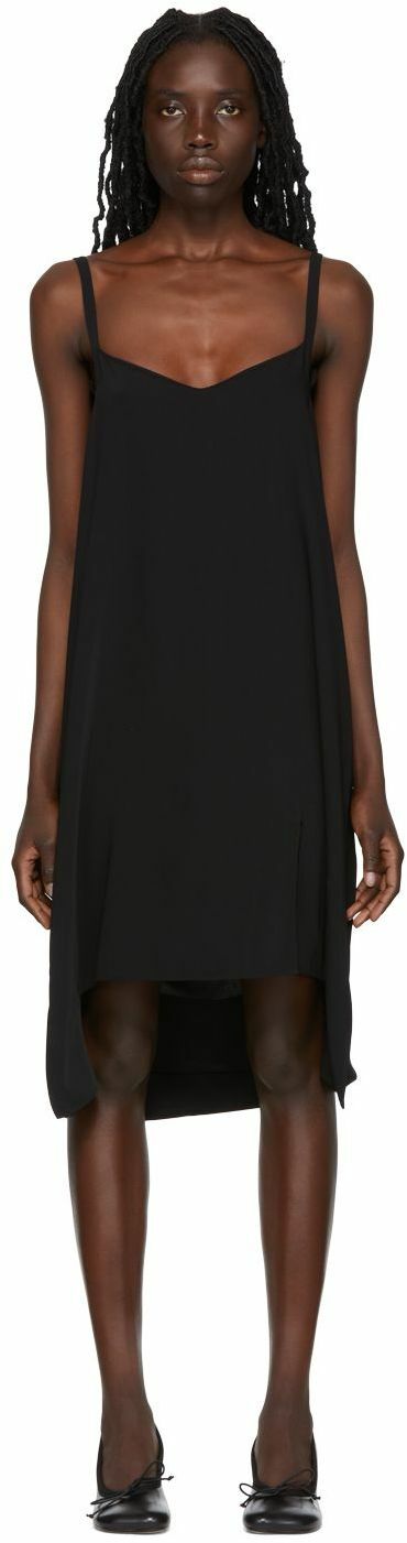 white and black clown dress Square Neck Tank Dress-Black- FINAL SALE – pinkskyboutique.com main image 0