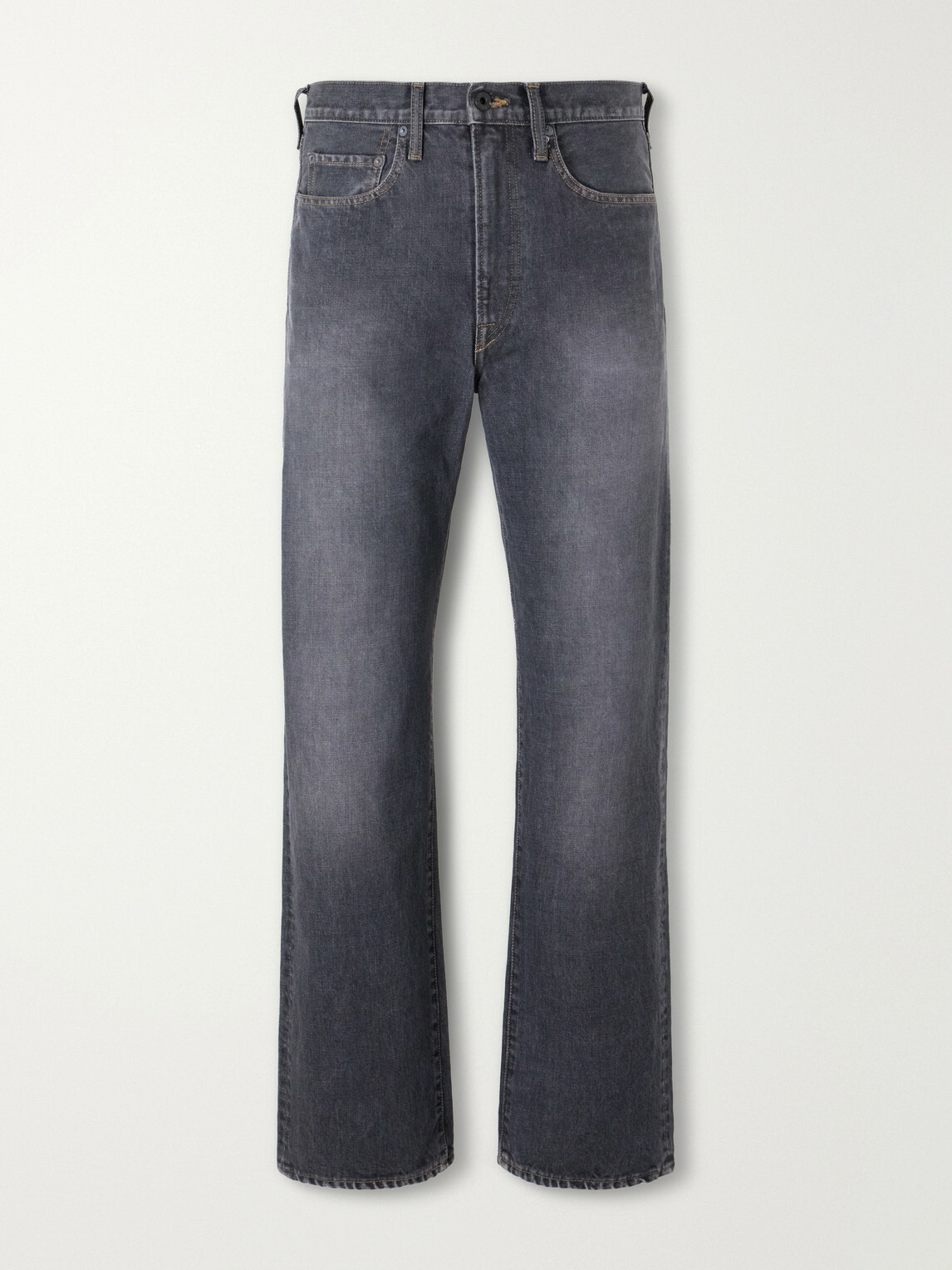 KAPITAL - Straight-Leg Jeans - Black