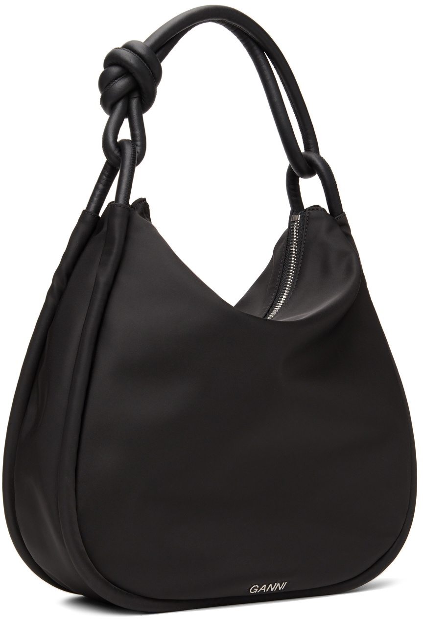 GANNI Black Knot Shoulder Bag GANNI