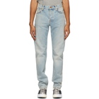 Nudie Jeans Blue Faded Steady Eddie II Jeans