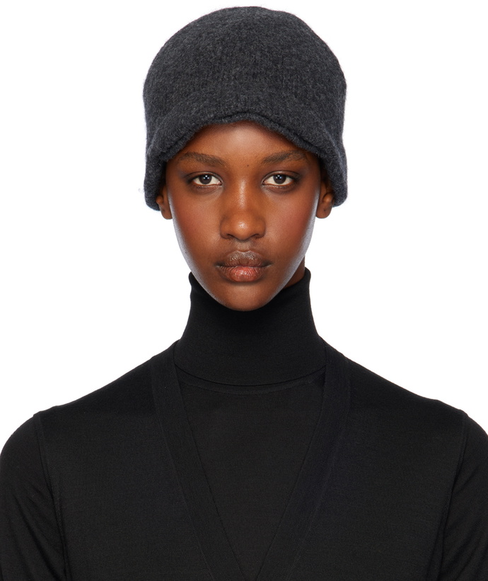 Photo: The Row Gray Zeno Beanie