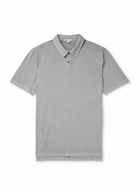 James Perse - Supima Cotton-Jersey Polo Shirt - Gray