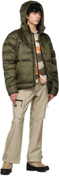 HH-118389225 Khaki Arc Down Jacket