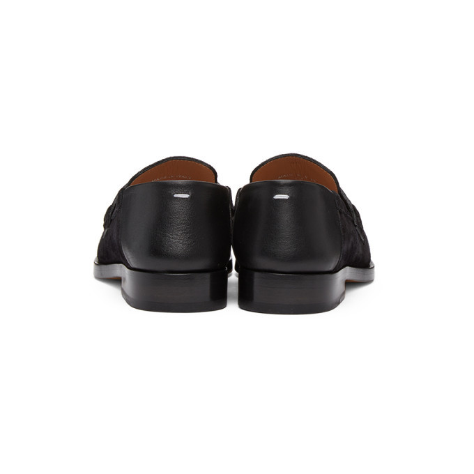 Maison Margiela Black Suede Loafers Maison Margiela