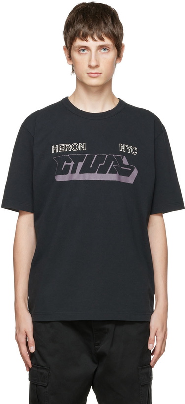 Photo: Heron Preston Black Style T-Shirt