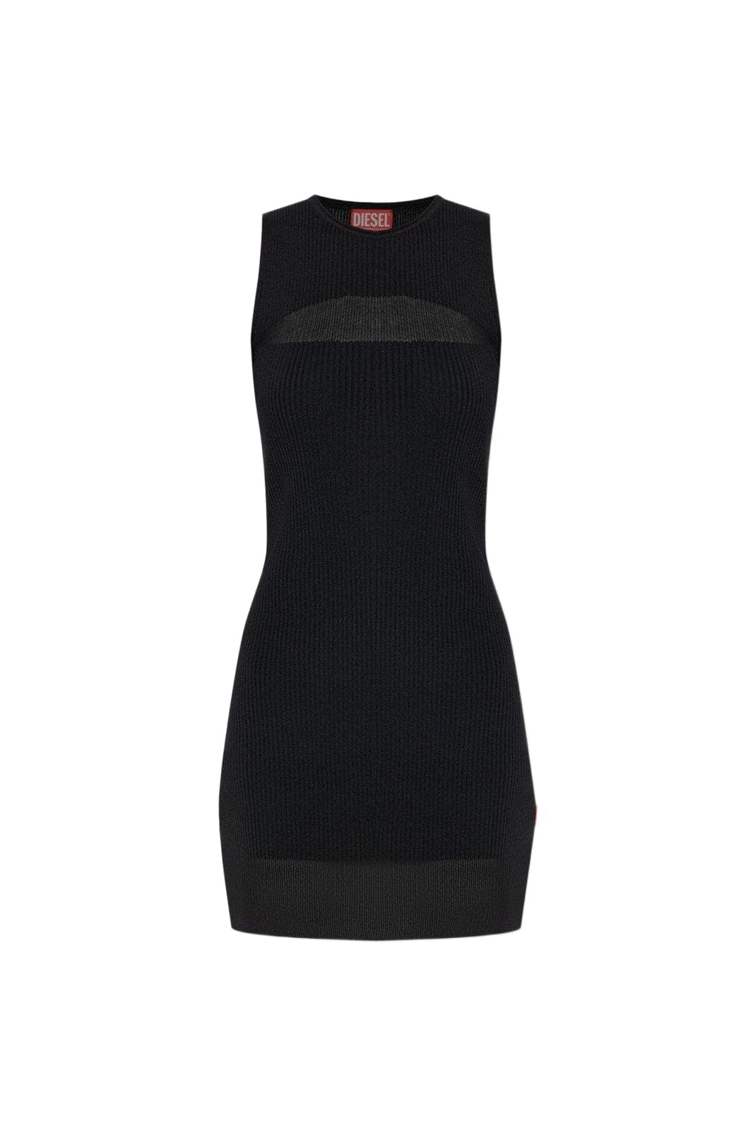 ★DIESEL★ M Leros High Neck Sleeveless Dress Black A111640B Diesel Black M-Leros Minidress Diesel