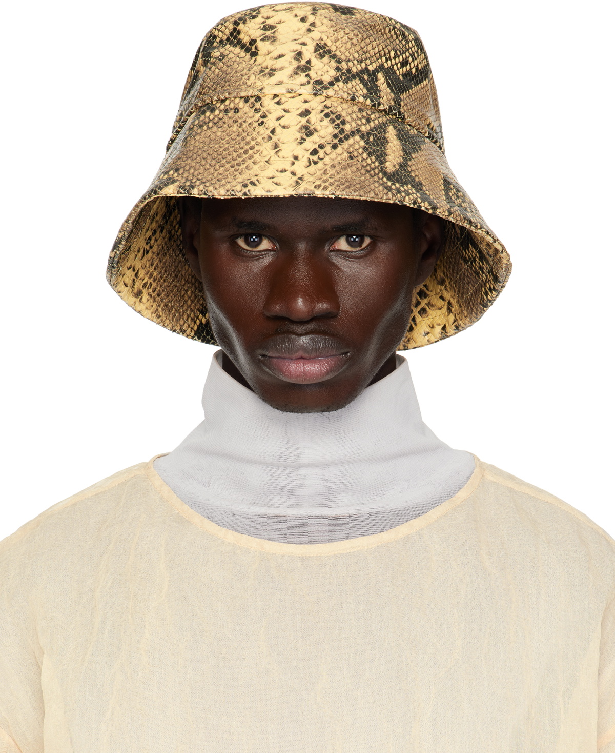 22SS【DRIES VAN NOTEN】Patchwork bucket hat バケットハット Patchwork bucket hat in multicoloured - Dries Van Noten
