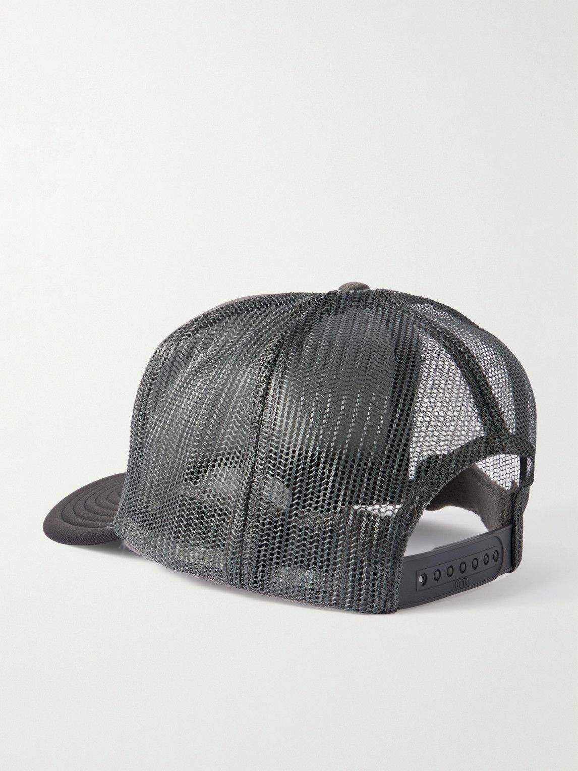 KAPITAL - Kountry Pearl Clutcher Printed Canvas and Mesh Trucker Cap