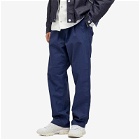 Stone Island Men's Marina Pleated Cotton Canvas Pant in Royal Blue